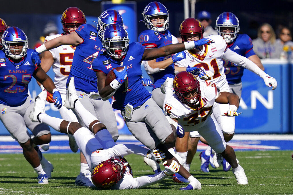 APTOPIX Iowa St Kansas Football